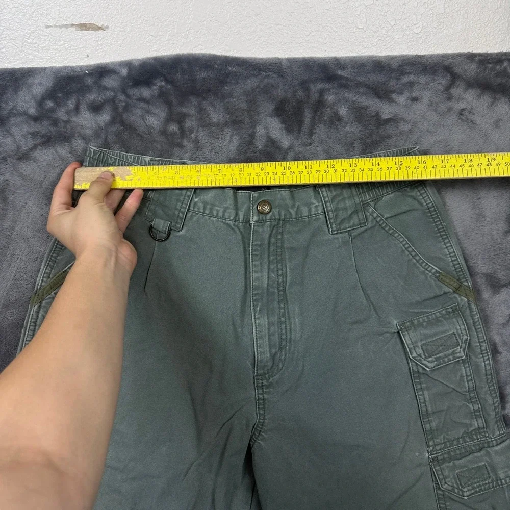5.11 Tactical Cargo Pants Mens 32x30 Green Good Cotton Canvas Workwear 74251